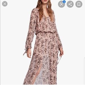 AllSaints Chesca Petal long dress